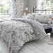 Birdie Blossom Printed Duvet Cover Set Assorted Duvet Sets Fabfinds Double Grey