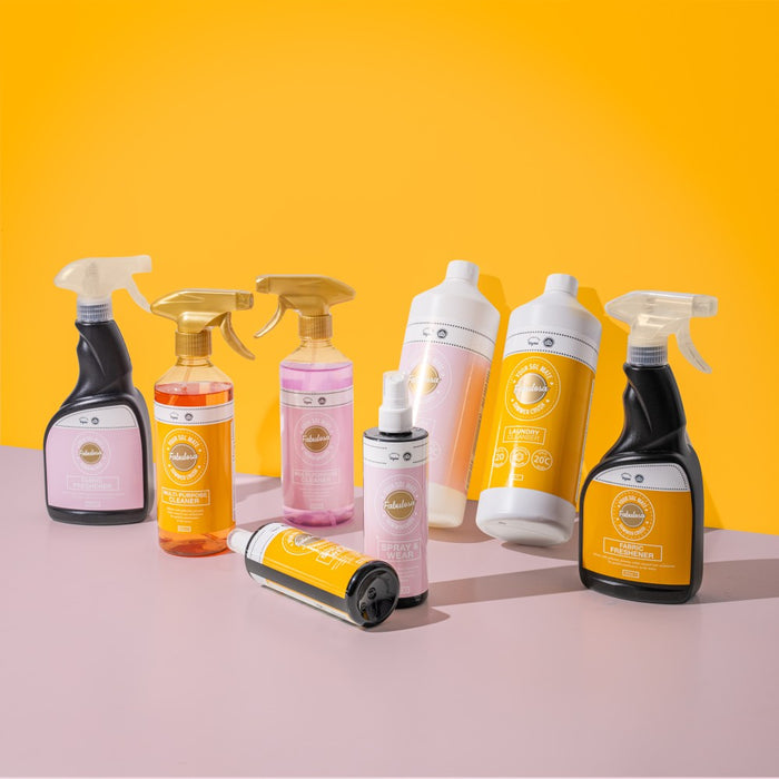 Summer Sol Cleaning & Laundry Bundle 8 Piece Set Household Cleaning Products Fabulosa
