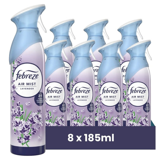 Febreze Lavender Air Freshener Spray 185ml Assorted Packs Air Fresheners Febreze Pack of 8