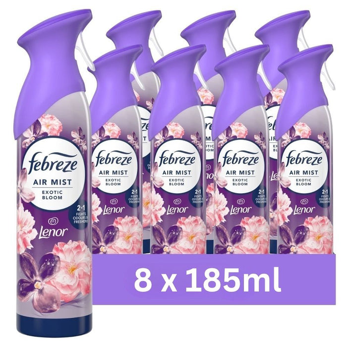 Febreze Exotic Bloom Air Freshener Spray 185ml Assorted Packs