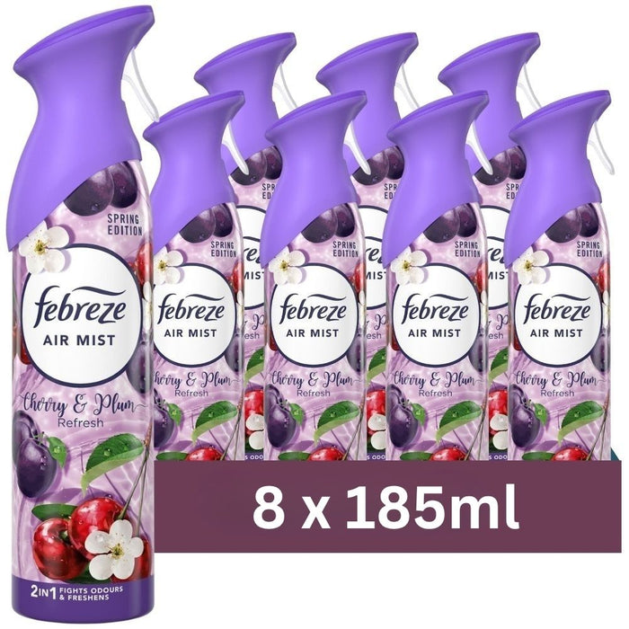Febreze Cherry & Plum Air Freshener Spray 185ml Assorted Packs