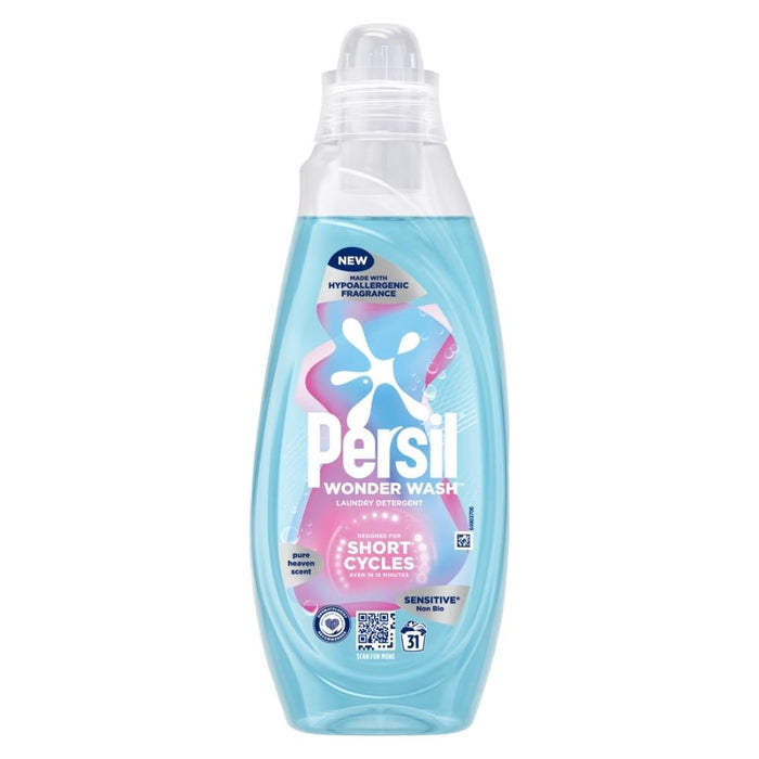 Persil Wonder Wash Sensitive Non Bio Laundry Detergent Heaven Scent 40 Wash Assorted Packs Laundry Detergent Persil Pack of 1