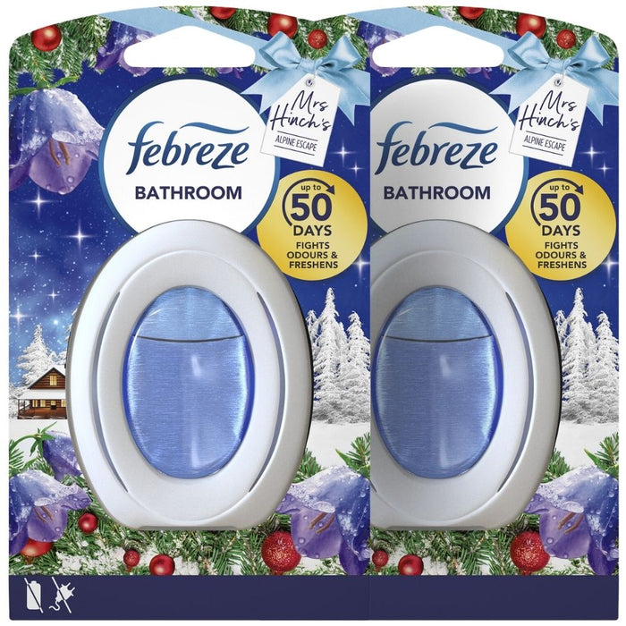 Febreze Mrs Hinch Alpine Escape Bathroom Air Freshener 7.5ml Assorted Packs Air Fresheners Febreze Pack of 2