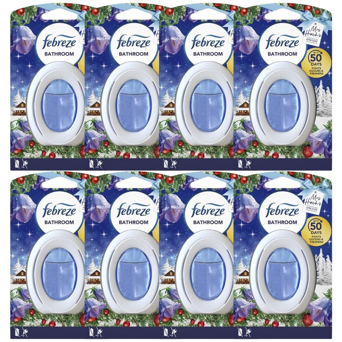 Febreze Mrs Hinch Alpine Escape Bathroom Air Freshener 7.5ml Assorted Packs Air Fresheners Febreze Pack of 8