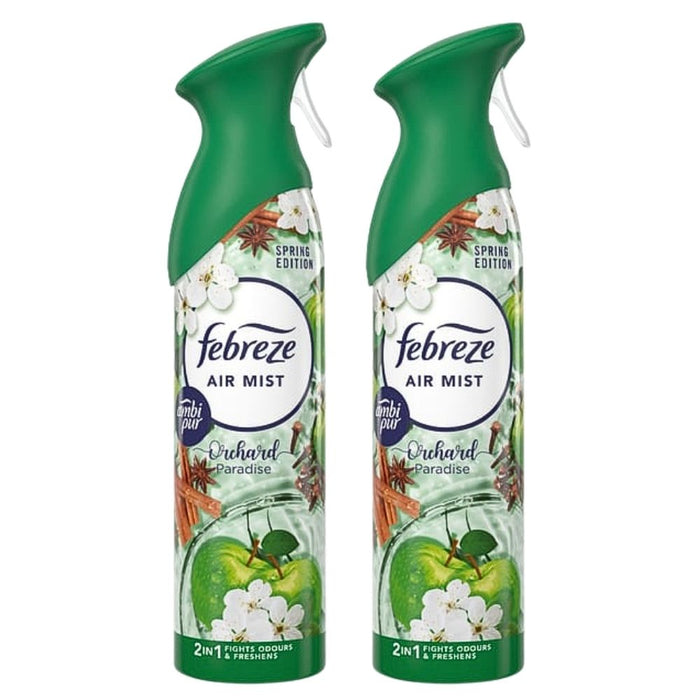 Febreze Orchard Paradise Air Freshener Spray 185ml Assorted Packs Air Fresheners FabFinds Pack of 2
