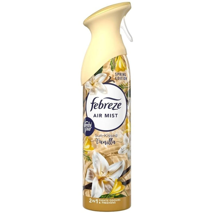 Febreze Sun-Kissed Vanilla Air Freshener Spray 185ml Assorted Packs Air Fresheners FabFinds Pack of 1