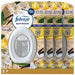 Febreze Sun-Kissed Vanilla Bathroom Air Freshener 7.5ml Assorted Packs Air Fresheners Febreze Pack of 4