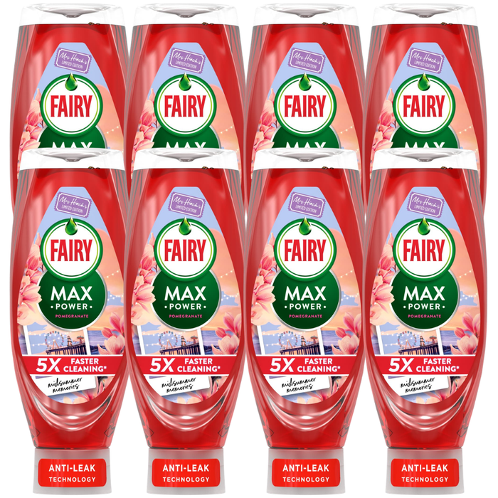 Fairy Max Power 730ml Washing Up Liquid Mrs Hinch's Midsummer Memories Assorted Packs Washing Up Liquid Fairy Pack of 8