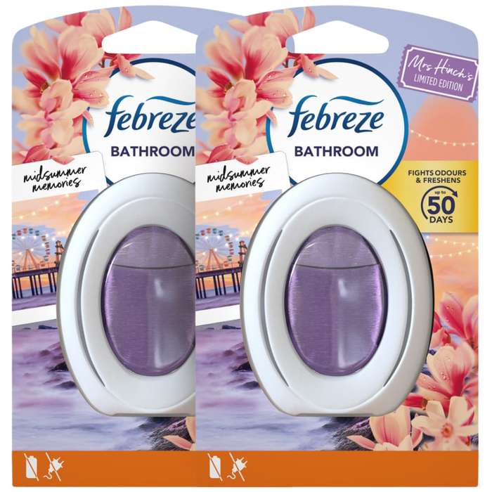 Febreze Bathroom Air Freshener Mrs Hinch's Midsummer Memories Assorted Packs
