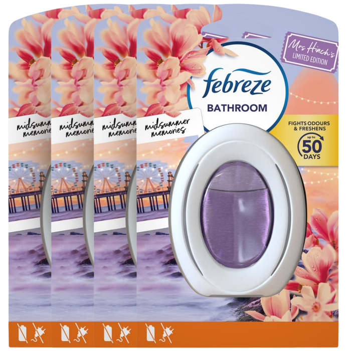 Febreze Bathroom Air Freshener Mrs Hinch's Midsummer Memories Assorted Packs