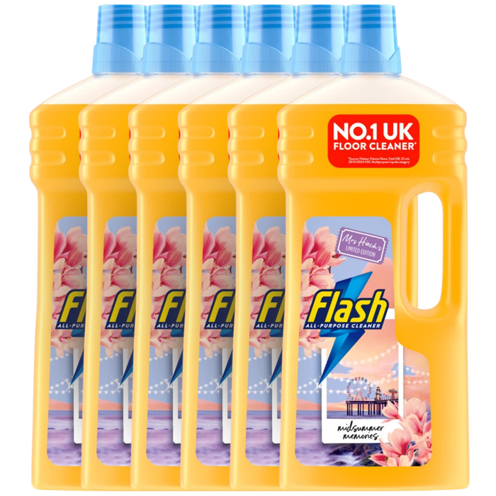 Flash All-Purpose Cleaner Mrs Hinch's Midsummer Memories Assorted Packs Multi purpose Cleaners Flash Pack of 6