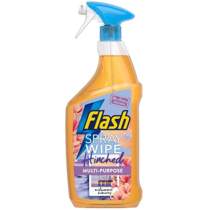 Flash Spray Wipe Hinched Midsummer Memories 800ml Assorted Packs Multi purpose Cleaners Flash Pack of 1