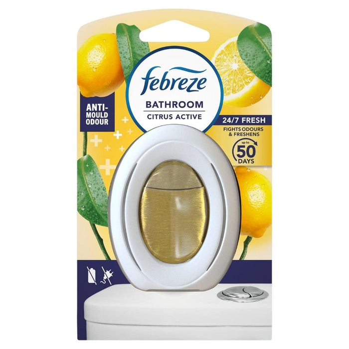 Febreze Citrus Active Anti-Mould Bathroom Air Freshener 7.5ml Assorted Packs Air Fresheners Febreze Pack of 1