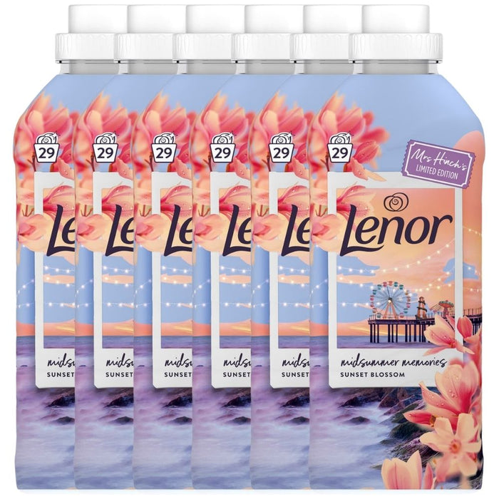 Lenor Fabric Conditioner Mrs Hinch's Midsummer Memories 29 Wash Assorted Packs Laundry - Fabric Conditioner Lenor Pack of 6