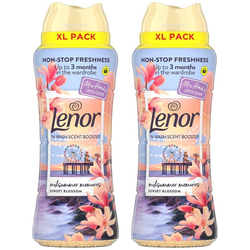 Lenor Unstoppables In-Wash Scent Booster Mrs Hinch's Midsummer Memories 495g Assorted Packs Laundry - Fabric Freshener Lenor Pack of 2