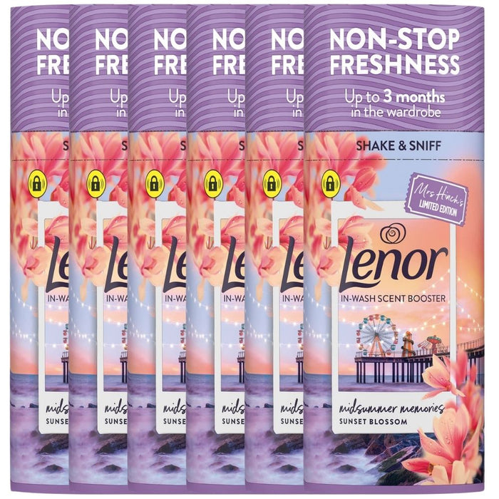 Lenor In-Wash Scent Booster Mrs Hinch's Midsummer Memories 155g Assorted Packs Laundry - Scent Boosters & Sheets Lenor Pack of 6