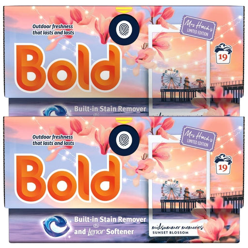 Bold Laundry Pods Mrs Hinch's Midsummer Memories Assorted Packs Laundry - Detergent Bold Pack of 2