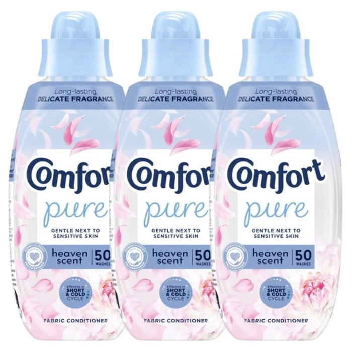 Comfort Fabric Conditioner Heaven Scent Assorted 50 Wash Packs Laundry - Fabric Conditioner Comfort Pack of 3