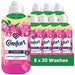 Comfort Creations Honeysuckle and Sandalwood Fabric Conditioner 30 Washes 900ml Assorted Packs Laundry - Fabric Conditioner FabFinds Pack of 8