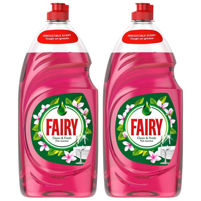 Fairy Washing Up Liquid Pink Jasmine 1050ml Assorted Packs Washing Up Liquid FabFinds Pack of 2