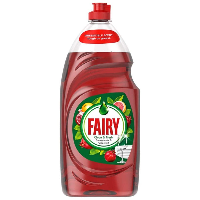 Fairy Washing Up Liquid Pomegranate & Grapefruit 1050ml Assorted Packs Washing Up Liquid FabFinds Pack of 1