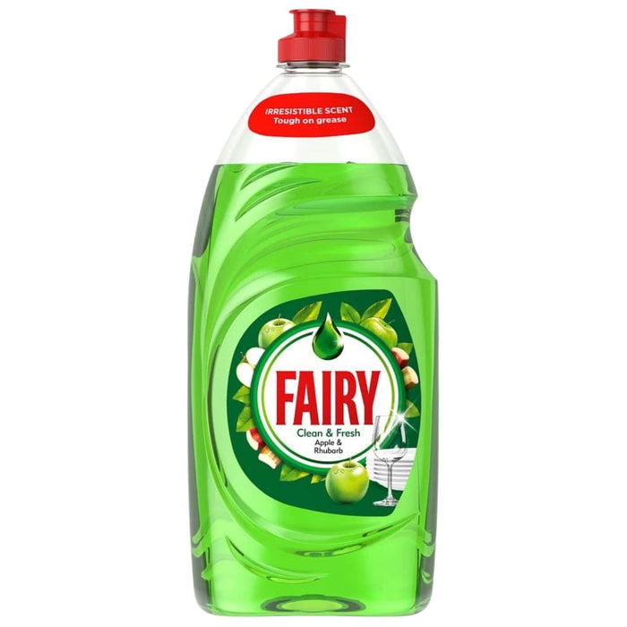 Fairy Washing Up Liquid Apple & Rhubarb 1050ml Assorted Packs Washing Up Liquid FabFinds Pack of 1