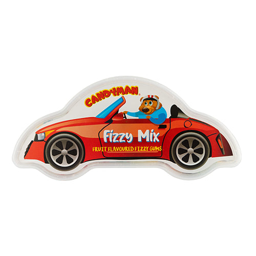 Candyman Fizzy Mix Fruit Flavoured Fizzy Gums 350g Sweets, Mints & Chewing Gum food brokers uk   