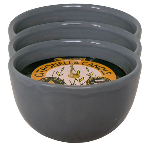 Citronella Ceramic Candles Assorted Packs Candles PestShield Blue Pack of 3