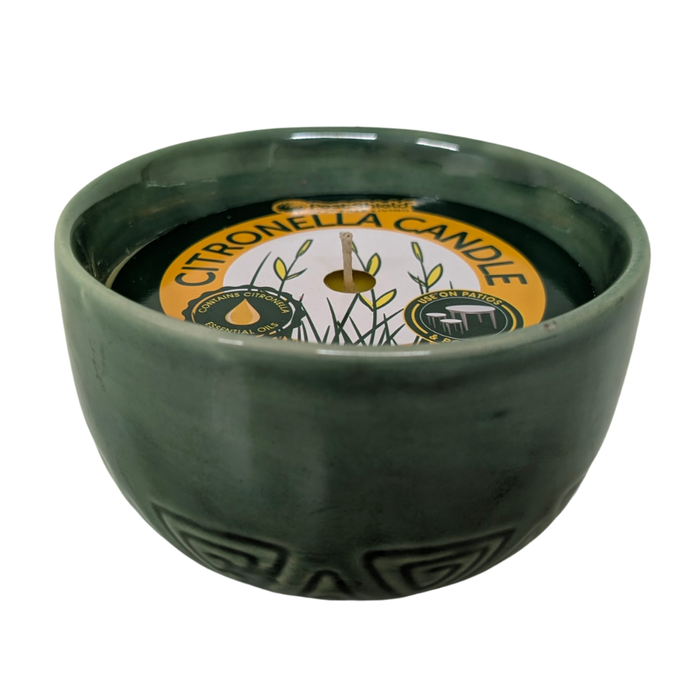 Citronella Ceramic Candles Assorted Packs Candles PestShield Green Pack of 1