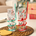 Christmas Spiral Straw Tumbler Assorted Festive Designs Drinkware FabFinds