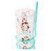 Christmas Spiral Straw Tumbler Assorted Festive Designs Drinkware FabFinds