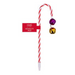 Candy Cane Pen Assorted Festive Designs Kids Stationery FabFinds Purple Bells