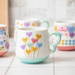 Candy Hearts Ceramic Mug 390ml Assorted Styles Mugs FabFinds Balloon Heart