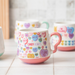 Candy Hearts Ceramic Mug 390ml Assorted Styles Mugs FabFinds Candy Heart