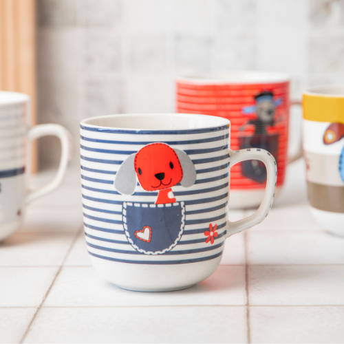 Cartoon Dog Ceramic Mug 370ml Assorted Character Styles Mugs FabFinds