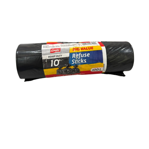 Roll of heavy-duty refuse sacks with a Gable brand label on a white background