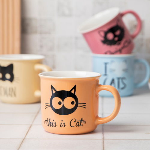 Cat Lover Ceramic Mug 390ml Assorted Playful Designs Mugs FabFinds