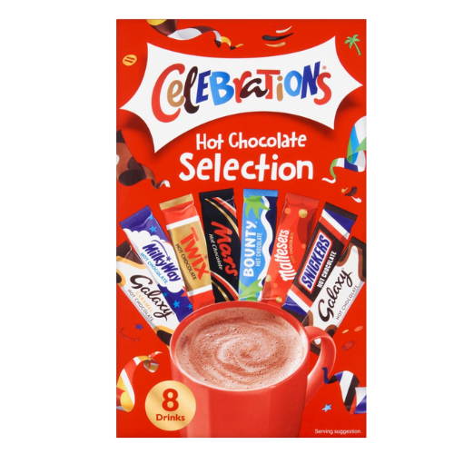 Celebrations Hot Chocolate Selection 8x 25g Hot Chocolate Celebrations