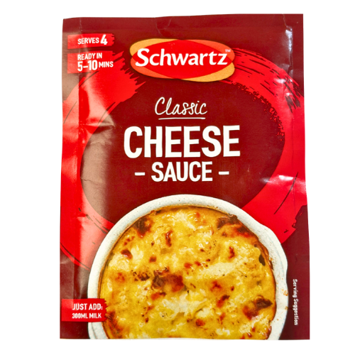 Schwartz Classic Cheese Sauce Mix 30g Assorted Packs Cooking Ingredients schwartz Pack of 1