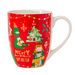 Christmas Ceramic Mug 360ml Festive Red & Green Holiday Assorted Designs Mugs FabFinds Santa’s Toy