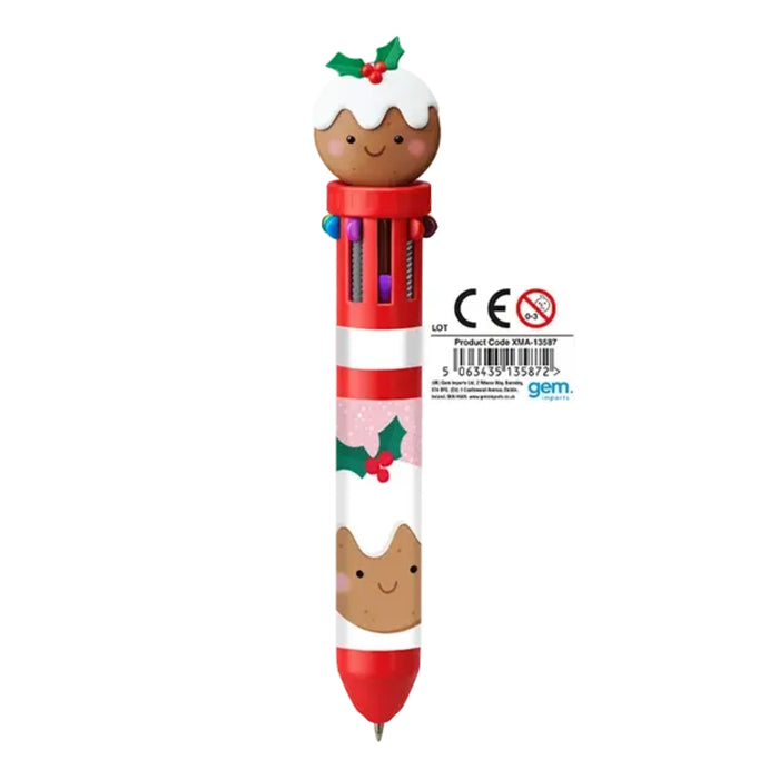 Christmas Character 10 Colour Pen Stationery FabFinds