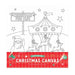 Christmas Colour Your Own Canvas 25cm Arts & Crafts FabFinds Fun Fair