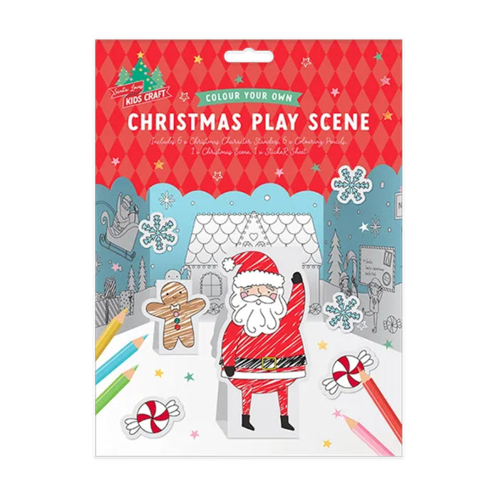 Christmas Colour Your Own Play Scene Craft Kits FabFinds