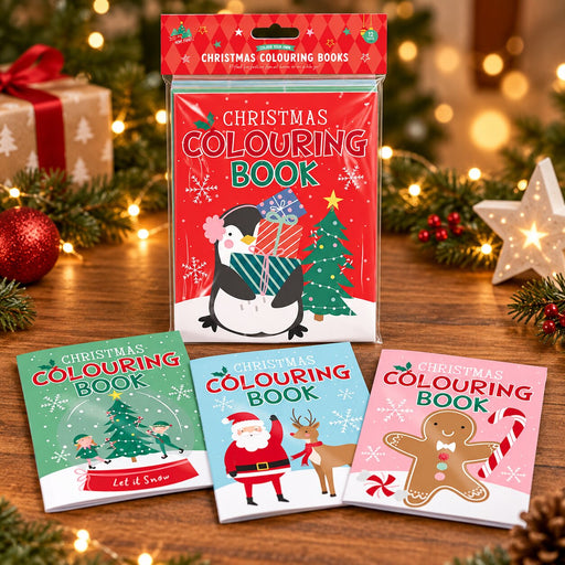 Christmas Colouring Books 12 Pack Bundle Arts & Crafts FabFinds