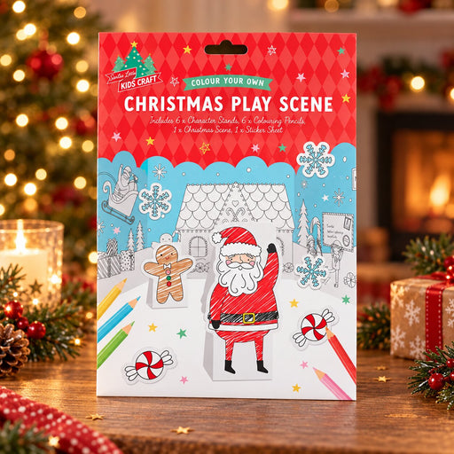 Christmas Colour Your Own Play Scene Craft Kits FabFinds