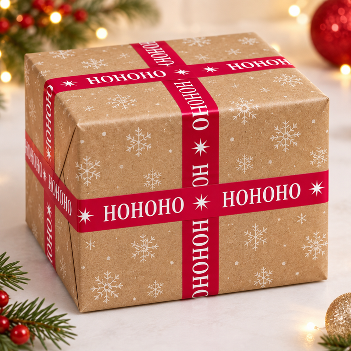 Christmas Printed Tape 30m Stationery FabFinds