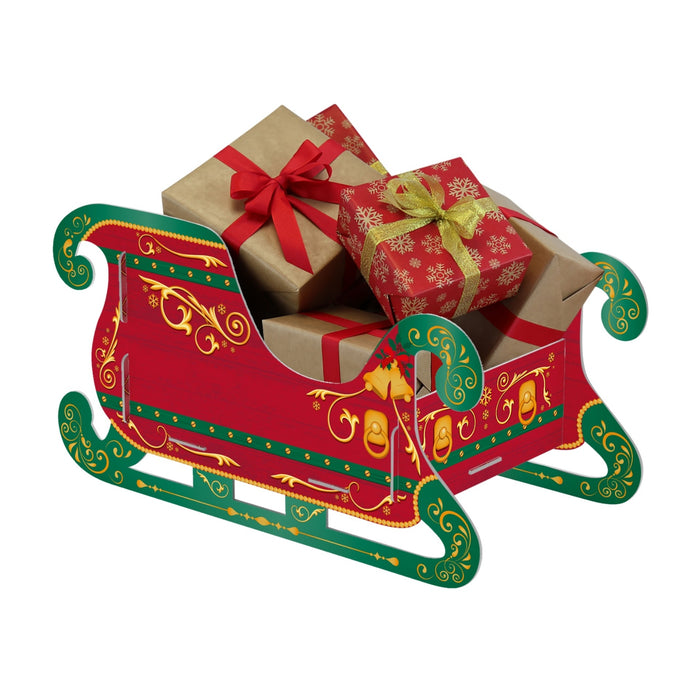 Christmas Santa Present Sleigh Large Christmas Decorations FabFinds