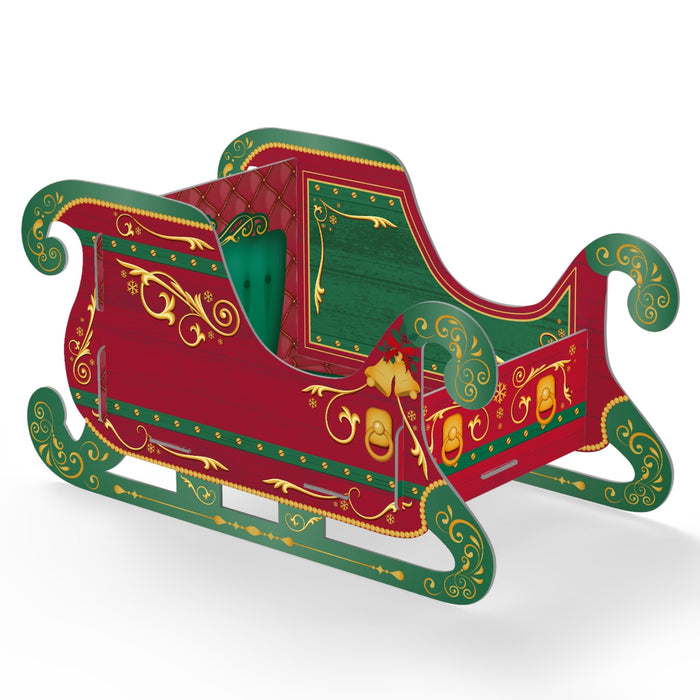 Christmas Santa Present Sleigh Large Christmas Decorations FabFinds