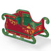 Christmas Santa Present Sleigh Large Christmas Decorations FabFinds
