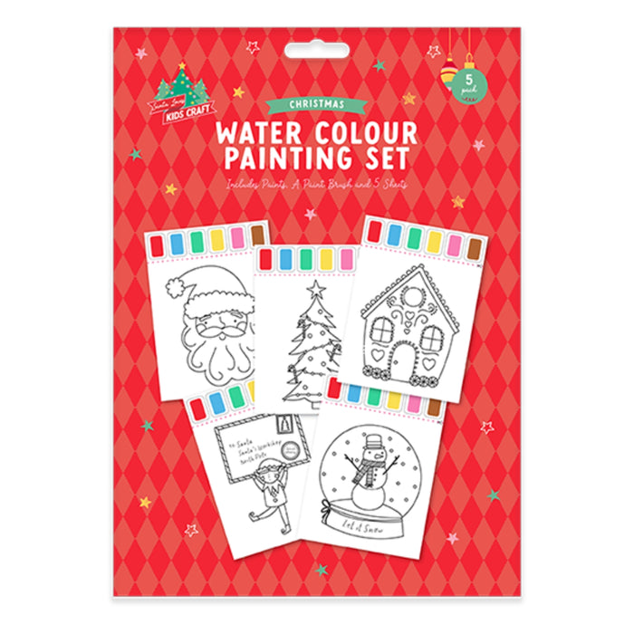Christmas Water Colouring Painting Set Arts & Crafts FabFinds